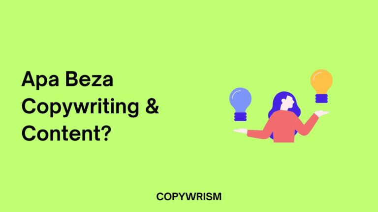 Apa Beza Copywriting & Content?